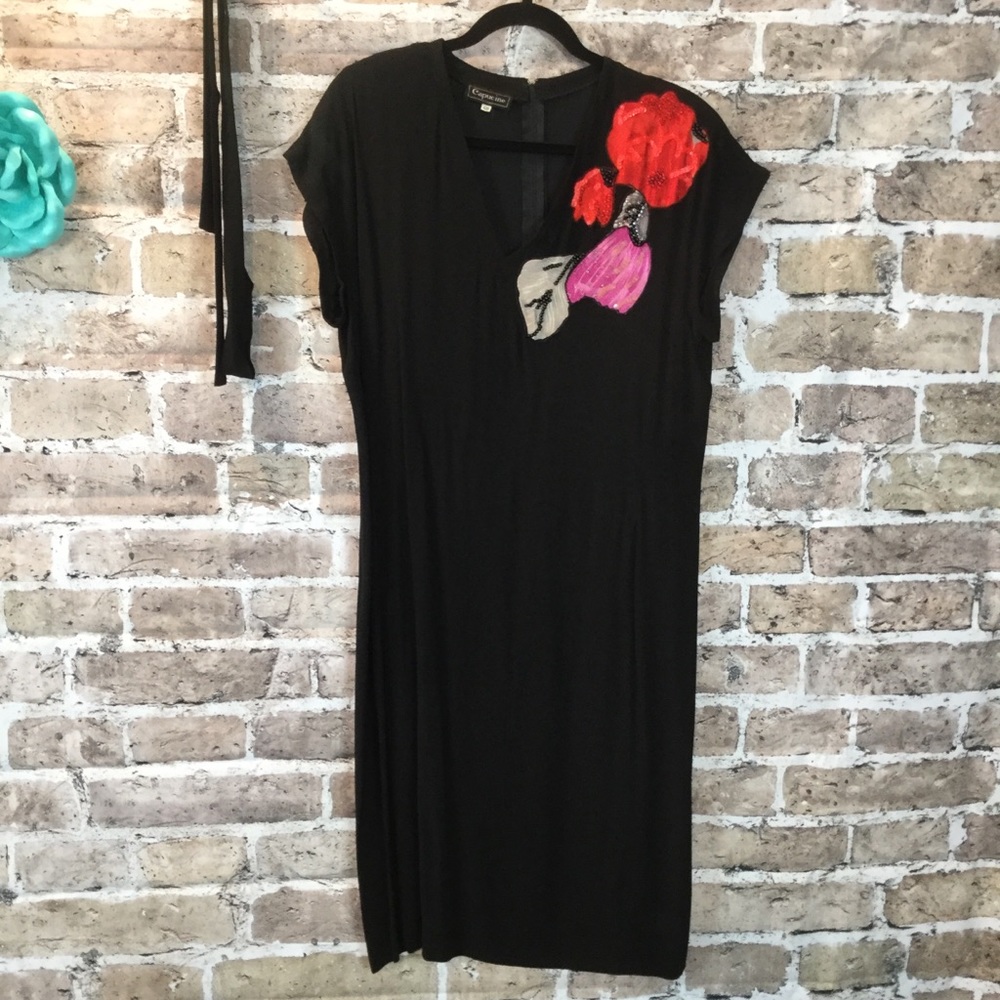 SOLD Vintage Italian Dress with Embellishments
